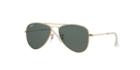 Ray-ban Jr. Aviator Kids Gold Sunglasses - Rj9506s