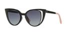 Fendi Ff 0136 Black Cat-eye Sunglasses