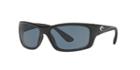 Costa Del Mar Jose Polarized Black Rectangle Sunglasses