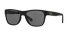 Armani Exchange Black Matte Square Sunglasses - Ax4008
