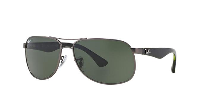 Ray-ban Gunmetal Matte Aviator Sunglasses - Rb3502