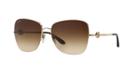 Bvlgari Gold Rectangle Sunglasses - Bv6077b