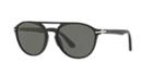 Persol 55 Black Round Sunglasses - Po3170s