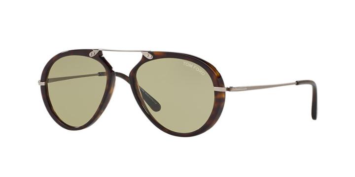 Tom Ford Aaron Brown Aviator Sunglasses - Ft0473