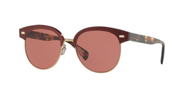 Oliver Peoples Ov1167st Shaelie 55 Burgundy Round Sunglasses