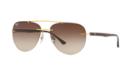 Ray-ban 57 Gold Panthos Sunglasses - Rb8059