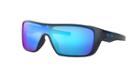 Oakley 27 Straightback Blue Rectangle Sunglasses - Oo9411