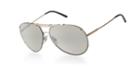 Dolce &amp; Gabbana Dg2075 Silver Aviator Sunglasses