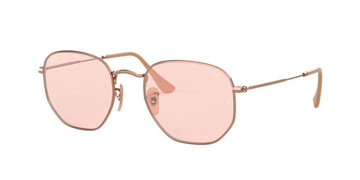 Ray-ban 54 Bronze Square Sunglasses - Rb3548n