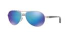 Oakley Feedback Silver Aviator Sunglasses - Oo4079