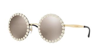 Dolce &amp; Gabbana Dg2173b Gold Round Sunglasses