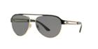 Versace 58 Gold Aviator Sunglasses - Ve2165