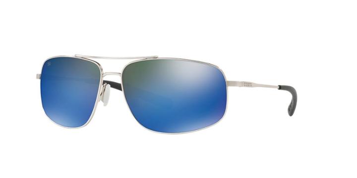 Costa Del Mar Shipmaster 63 Silver Rectangle Sunglasses