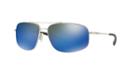 Costa Del Mar Shipmaster 63 Silver Rectangle Sunglasses
