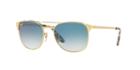 Ray-ban Rb3429m 55 Signet Gold Square Sunglasses