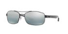 Ray-ban Rb8318ch Black Rectangle Sunglasses