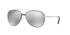Michael Kors 59 Ida Grey Aviator Sunglasses - Mk1019