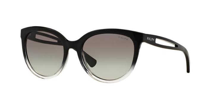 Ralph 55 Black Wrap Sunglasses - Ra5204