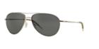 Oliver Peoples Ov1002s Benedict Silver Aviator Sunglasses