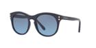 Coach 51 Blue Round Sunglasses - Hc8190