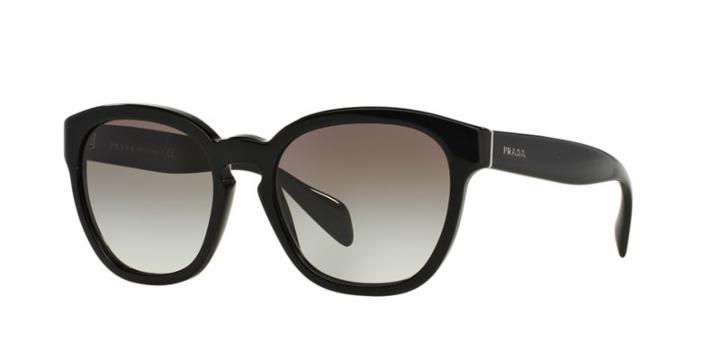 Prada Pr 17rs 53 Black Square Sunglasses