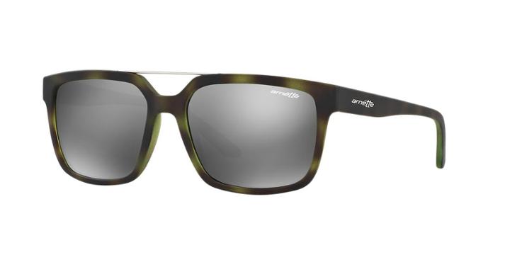 Arnette 57 Petrolhead Green Square Sunglasses - An4231