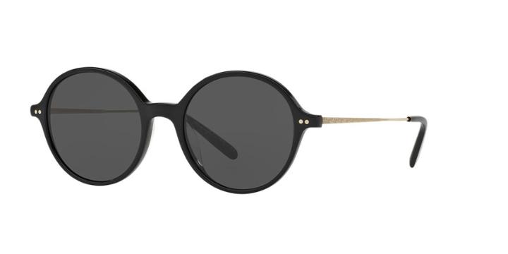 Oliver Peoples Ov5347su 51 Corby Black Round Sunglasses