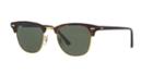 Ray-ban Clubmaster Brown Square Sunglasses - Rb3016