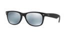 Ray-ban 55 Wayfarer Black Sunglasses - Rb2132