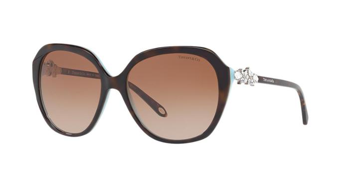 Tiffany &amp; Co. Tf4132hb Blue Square Sunglasses