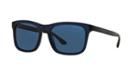 Giorgio Armani 56 Blue Square Sunglasses - Ar8066