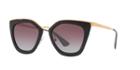 Prada Pr 53ss Cinema Black Cat-eye Sunglasses