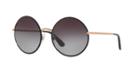 Dolce &amp; Gabbana Black Matte Round Sunglasses - Dg2155