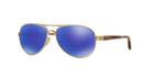 Oakley Women's Tie Breaker Gold Aviator Sunglasses - Oo4108 56