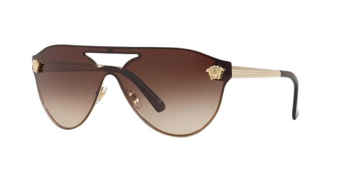 Versace 42 Gold Aviator Sunglasses - Ve2161