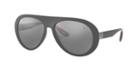 Ray-ban Rb4310m 59 Grey Wrap Sunglasses