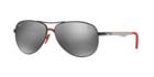 Ray-ban Rb8313m 61 Black Aviator Sunglasses