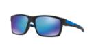 Oakley 57 Mainlink Prizm Sapphire Black Matte Rectangle Sunglasses - Oo9264