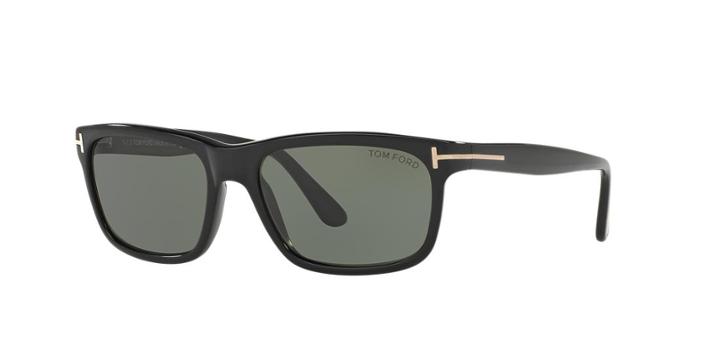 Tom Ford Hugh Black Square Sunglasses - Ft0337