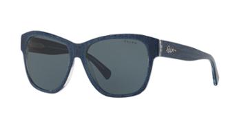 Ralph 56 Blue Square Sunglasses - Ra5226