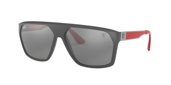 Ray-ban Rb4309m 61 Grey Wrap Sunglasses