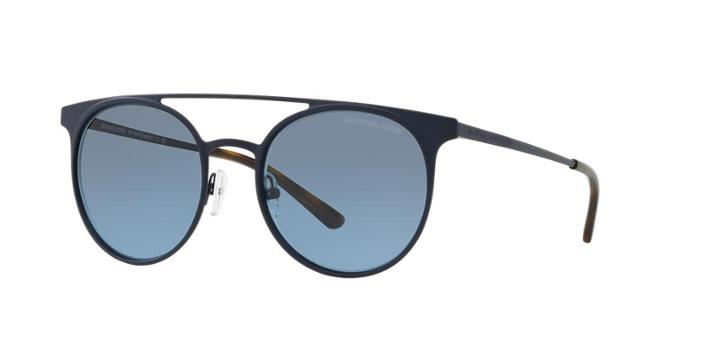Michael Kors 52 Grayton Blue Round Sunglasses - Mk1030