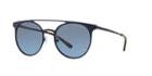 Michael Kors 52 Grayton Blue Round Sunglasses - Mk1030