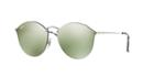 Ray-ban Round Silver Sunglasses - Rb3574n