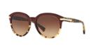 Coach 55 Burgundy Round Sunglasses - Hc8140