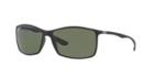 Ray-ban Liteforce Black Matte Rectangle Sunglasses, Polarized - Rb4179