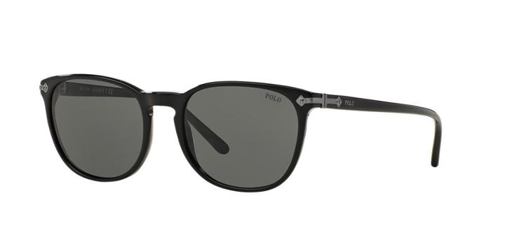 Polo Ralph Lauren Black Round Sunglasses - Ph4107