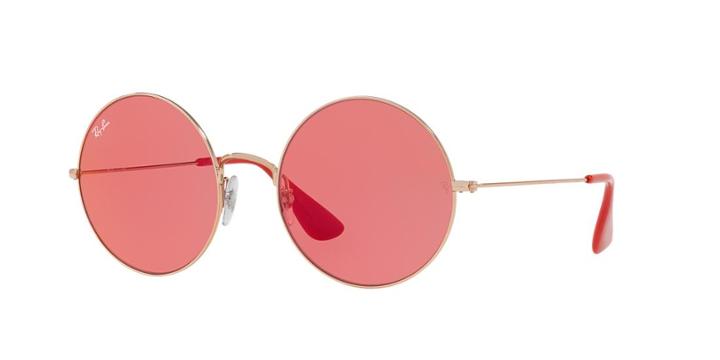 Ray-ban 55 Bronze Round Sunglasses - Rb3592