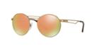 Vogue Eyewear 52 Gold Matte Round Sunglasses - Vo4044s
