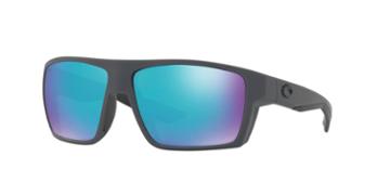 Costa Del Mar Bloke 61 Grey Wrap Sunglasses